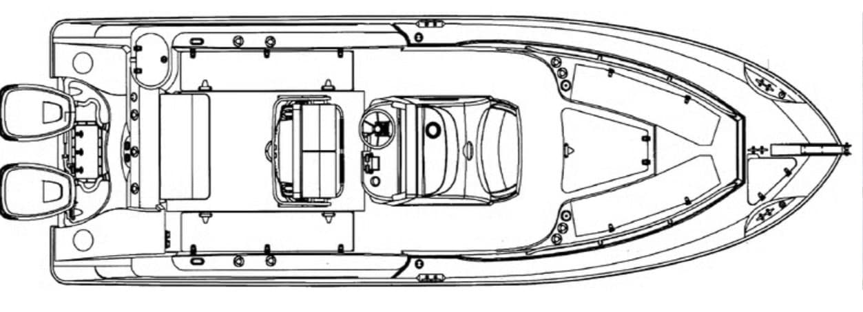Boston Whaler 270 Outrage - Detail View 1 Boston Whaler 270 Outrage - Detail View 1