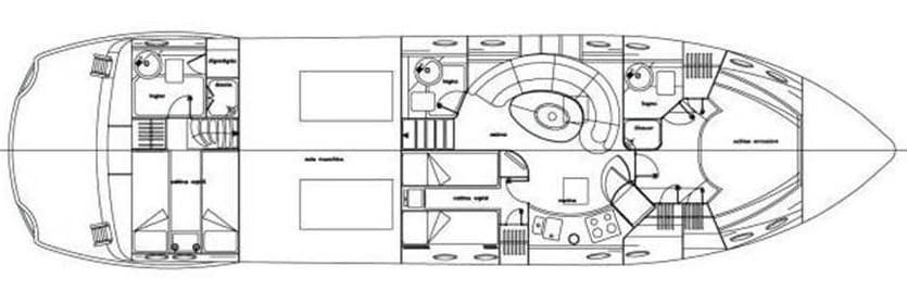 Cantieri Del Golfo Italcraft Ipanema X 54 - Detail View 1 Cantieri Del Golfo Italcraft Ipanema X 54 - Detail View 1