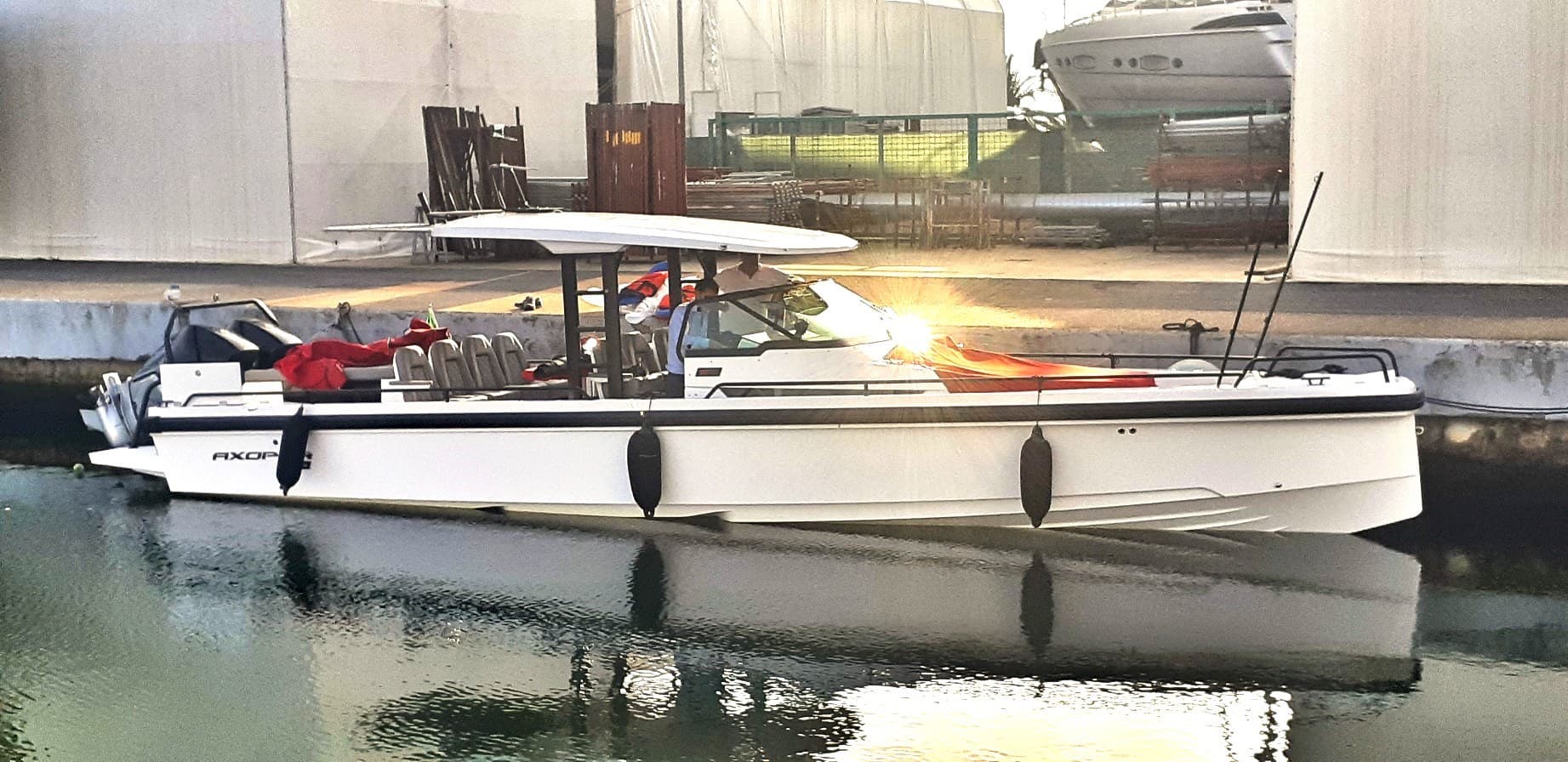 Axopar 37 T-Top Brabus - Main View Axopar 37 T-Top Brabus - Main View