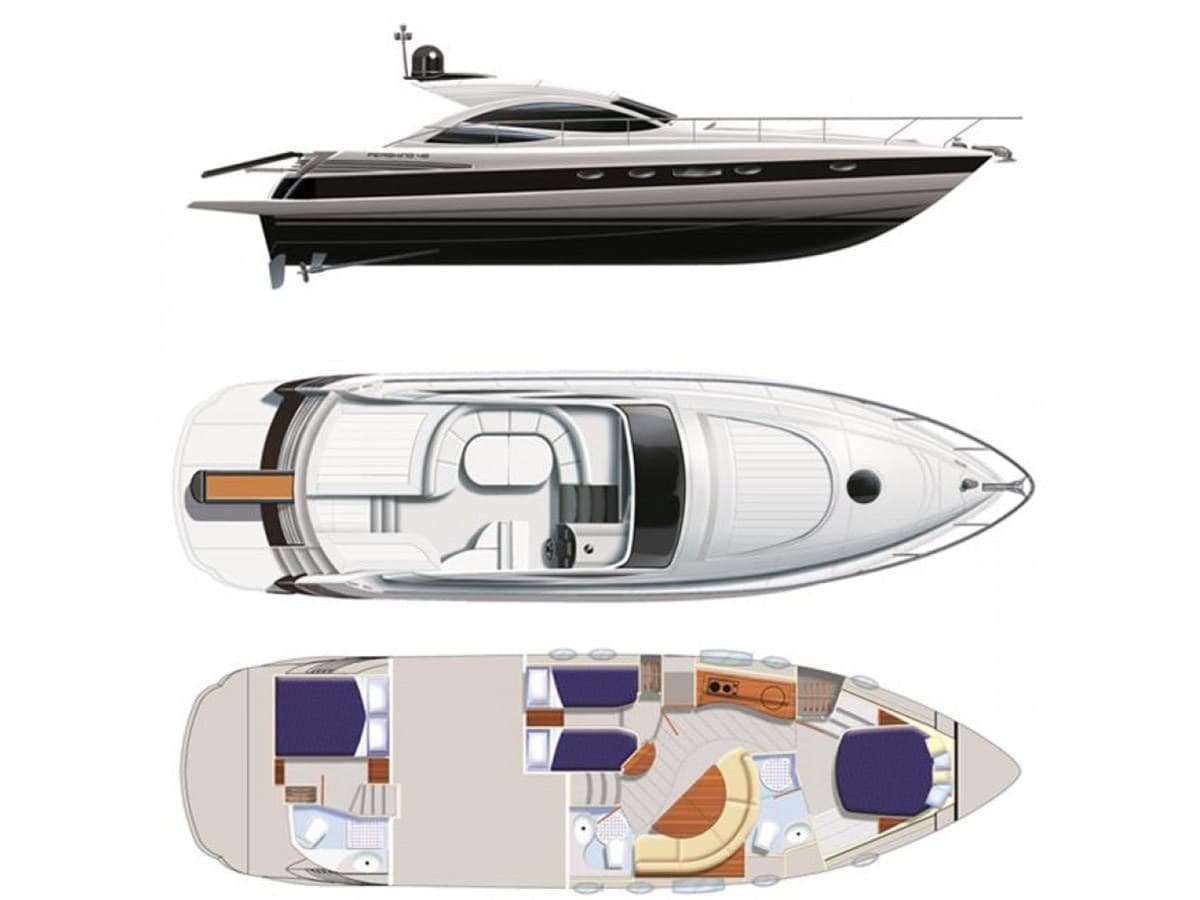 Pershing Pershing 46' used - hero image 2