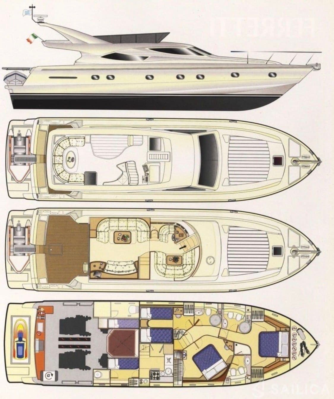 Ferretti Yacht 620 used - detail 1