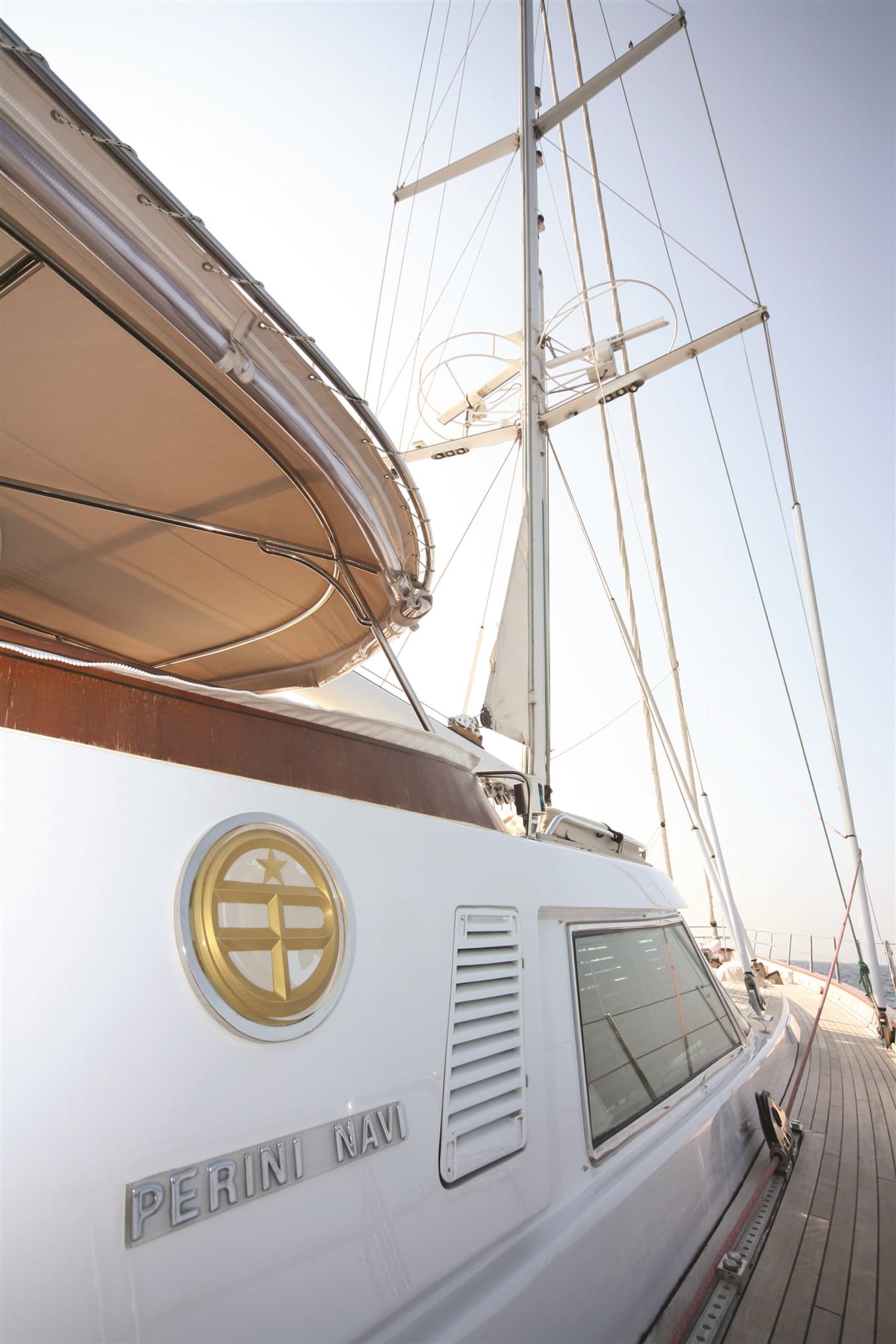 Perini Navi Gitana - Deck View Perini Navi Gitana - Deck View