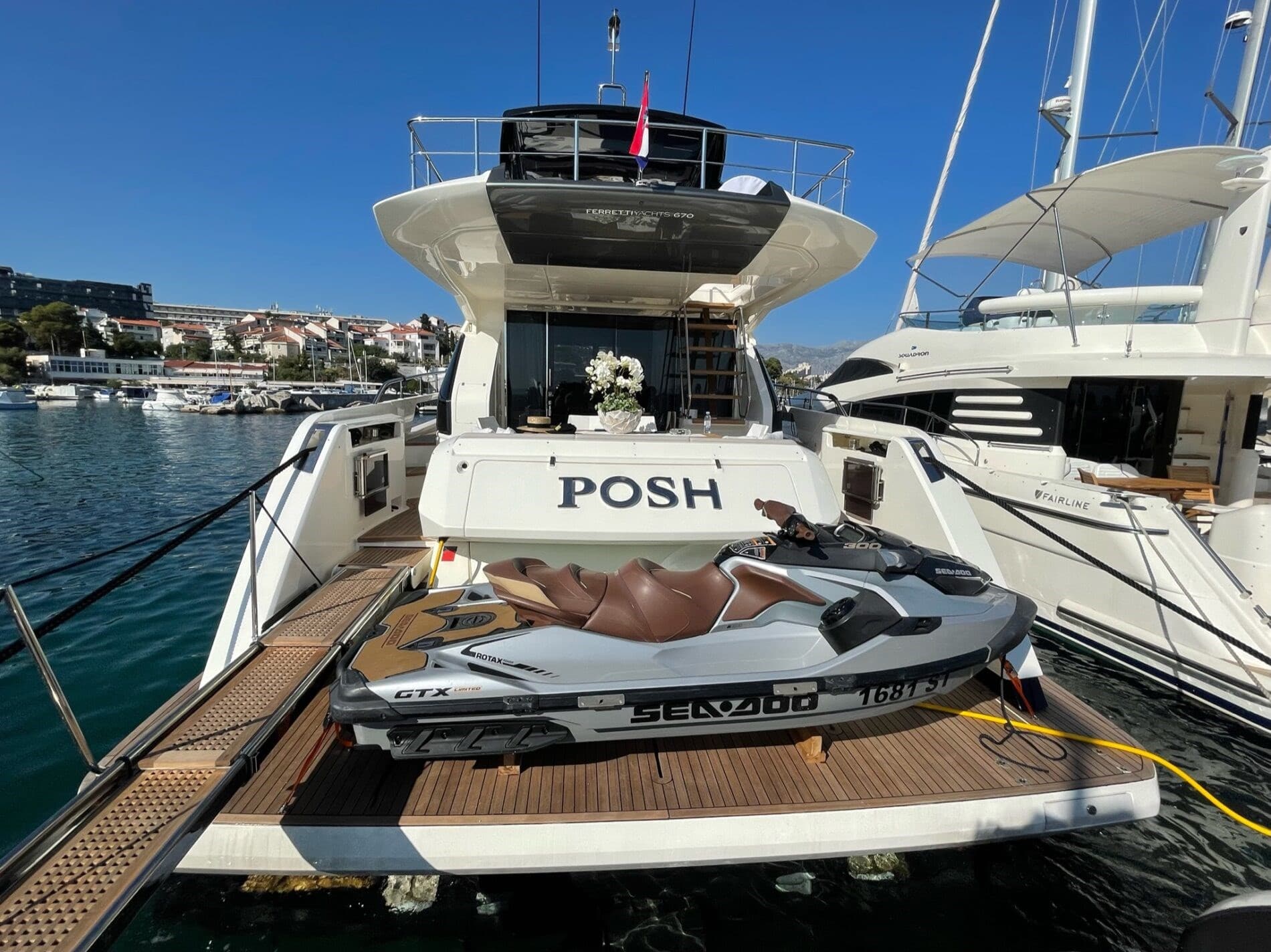 Ferretti Yachts 670 usato - dettaglio 4