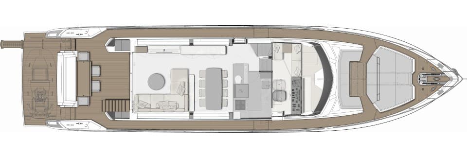 Ferretti Yachts FERRETTI 780 usato - foto hero 18