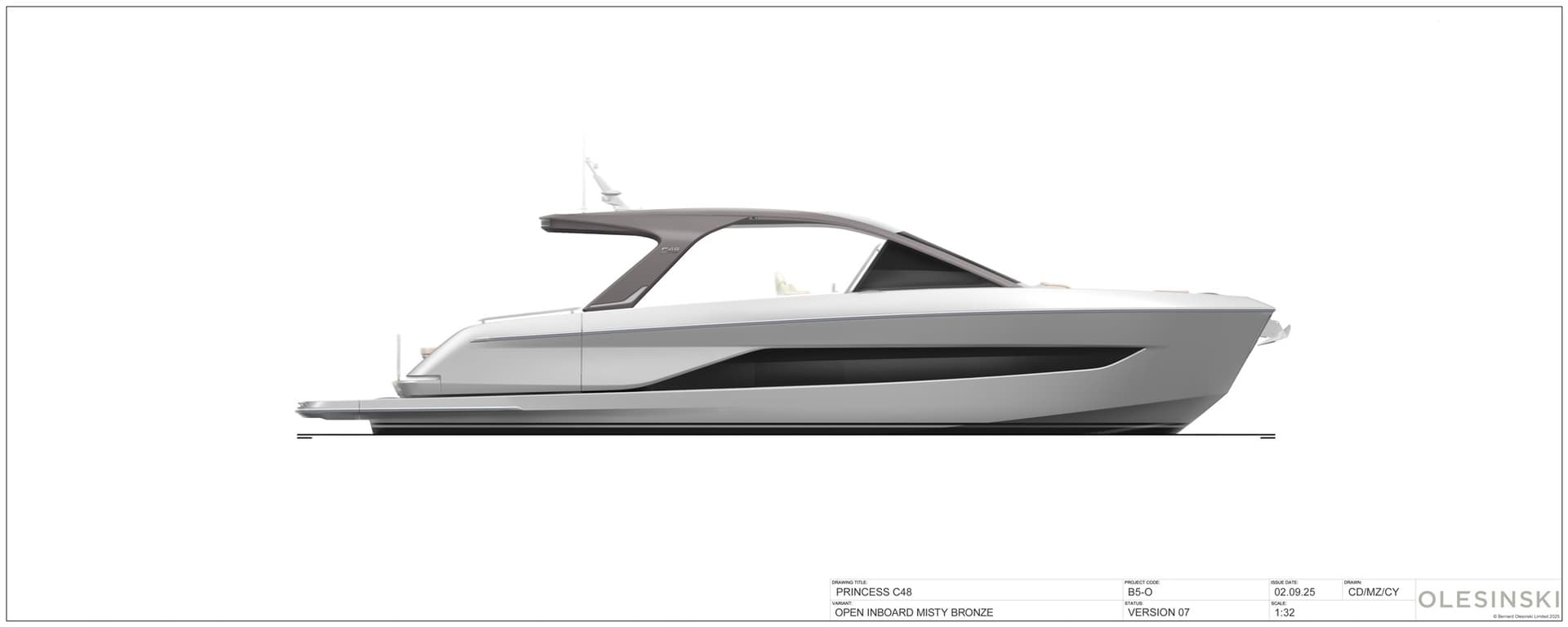 Princess Yachts C48 Open usato - foto hero 13