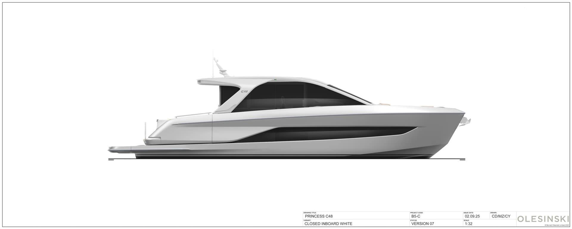Princess Yachts C48 Deck Saloon used - detail 4