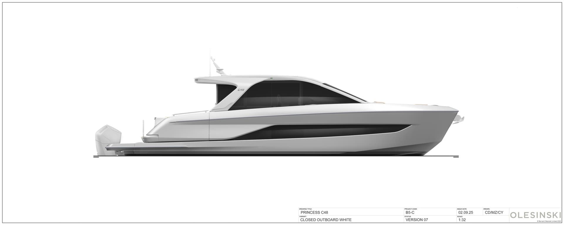 Princess Yachts C48 Deck Saloon usato - foto hero 10