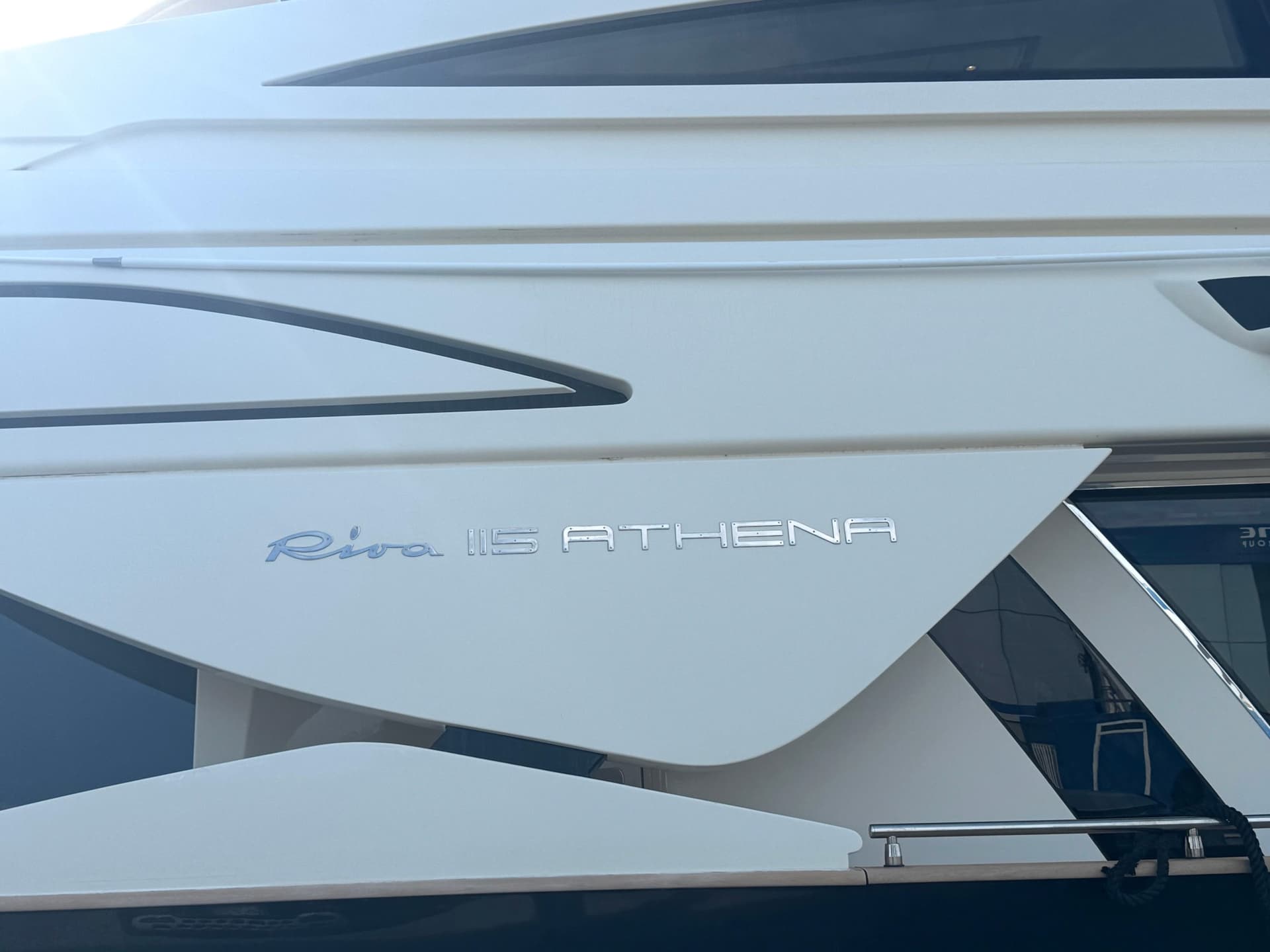 Riva 115 Athena - Deck View Riva 115 Athena - Deck View