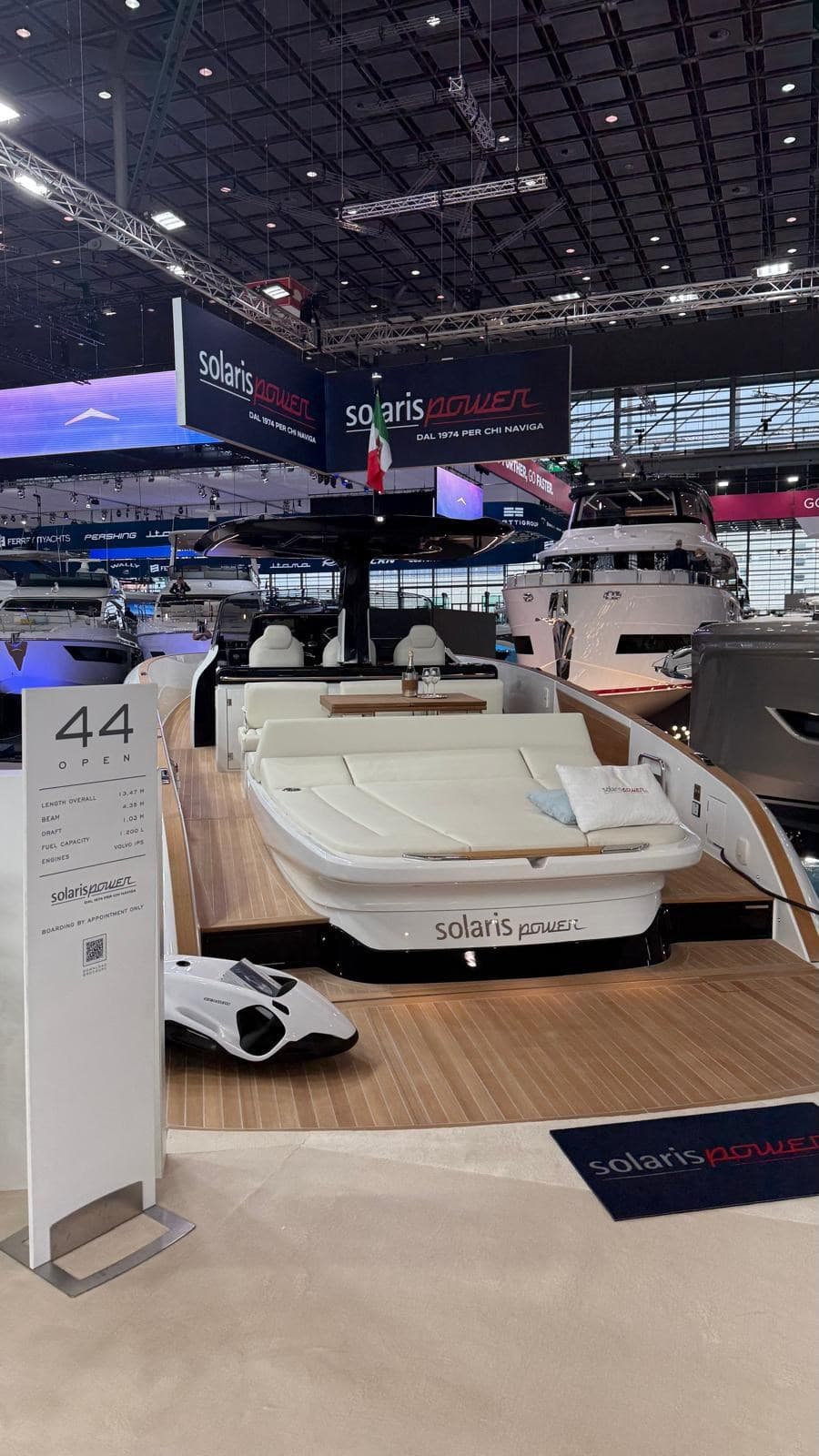 Solaris Power 44 Open - Deck View Solaris Power 44 Open - Deck View