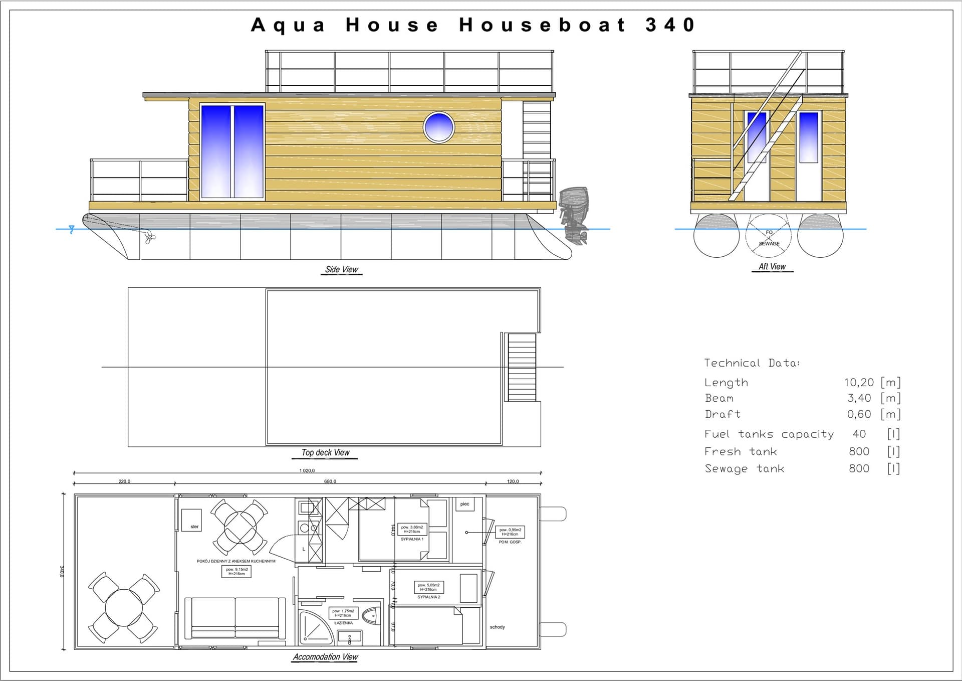 Aqua-House Hausboot Harmonia 310 usato - foto hero 5