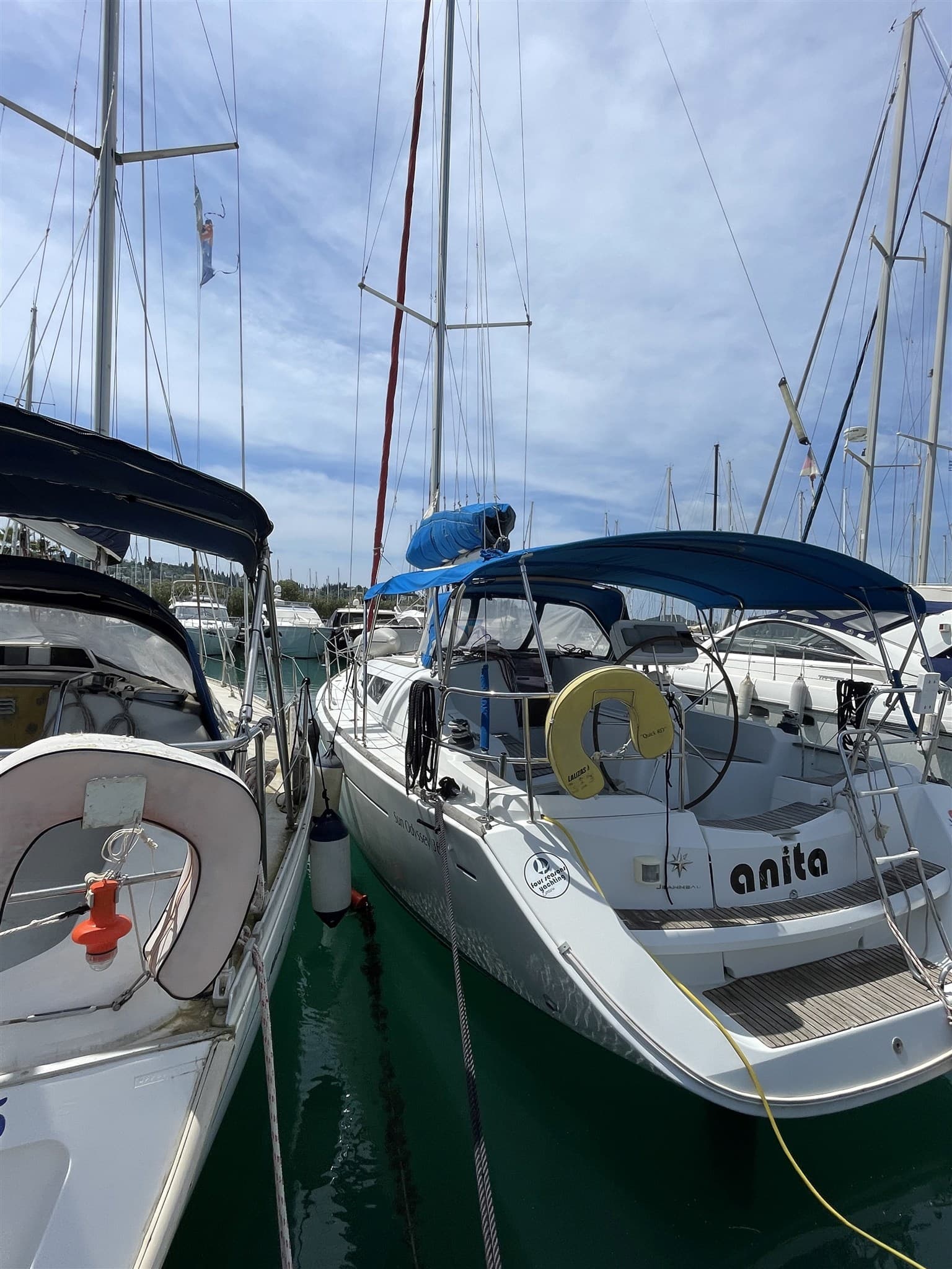 Jeanneau Sun Odyssey 36i - Deck View Jeanneau Sun Odyssey 36i - Deck View