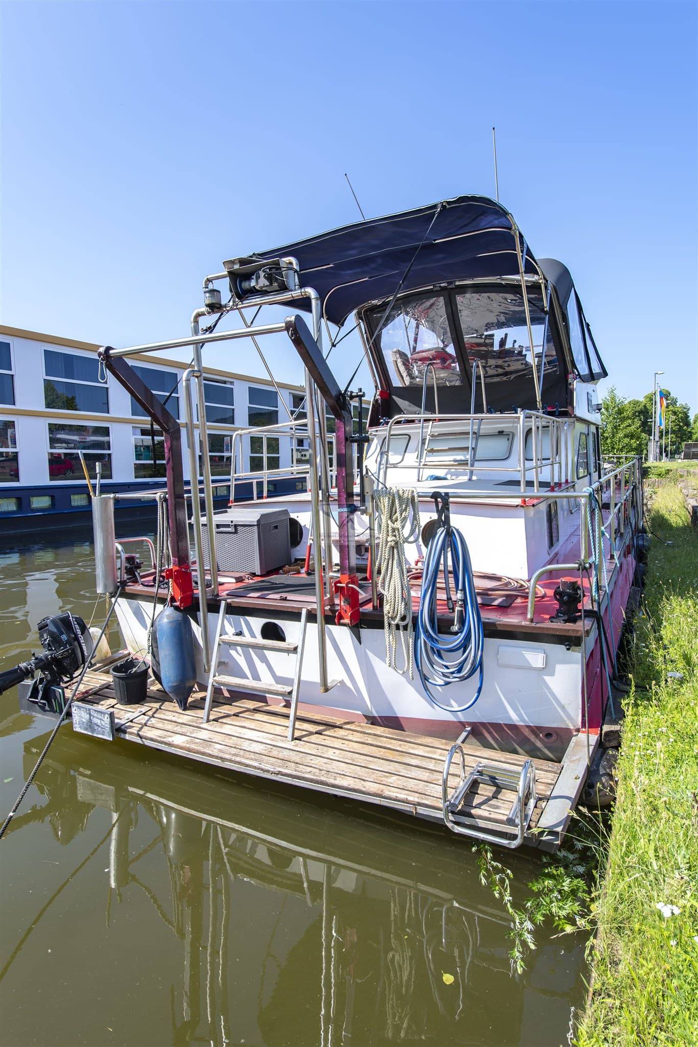Werft Haßmersheim 15m Stahlmotoryacht usato - foto hero 3