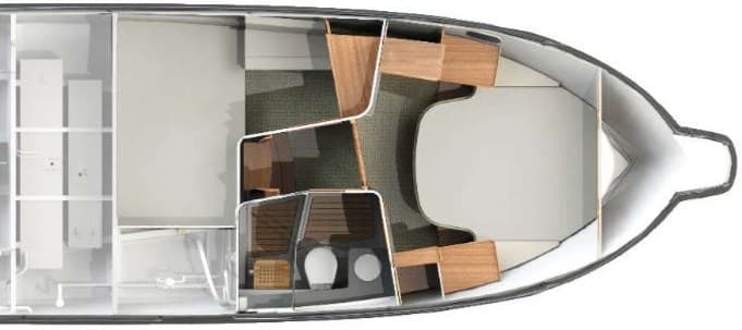 Nimbus 365 Coupe' - Interior View Nimbus 365 Coupe' - Interior View