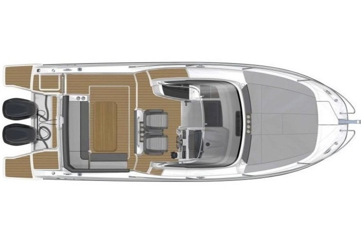 Jeanneau Cap Camarat 9.0 Wa Serie 2 - Interior View Jeanneau Cap Camarat 9.0 Wa Serie 2 - Interior View