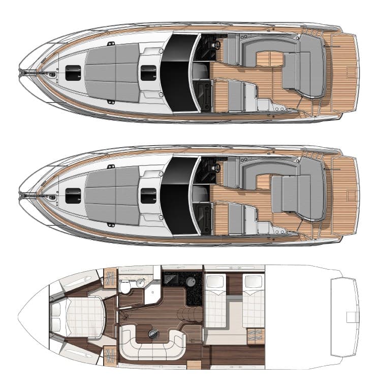 Sunseeker Portofino 40 - Detail View 1 Sunseeker Portofino 40 - Detail View 1