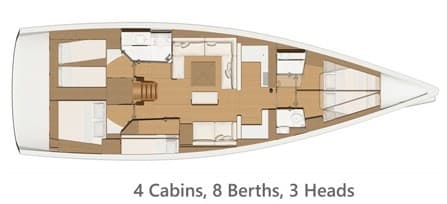 Dufour Yachts Dufour 520 Gl - Detail View 1 Dufour Yachts Dufour 520 Gl - Detail View 1