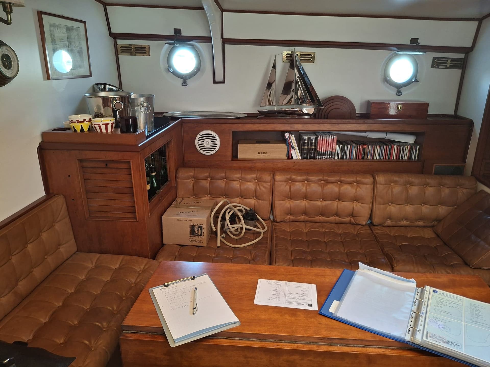 Cantieri di Recco Ketch 20 Mt. - Detail View 1 Cantieri di Recco Ketch 20 Mt. - Detail View 1