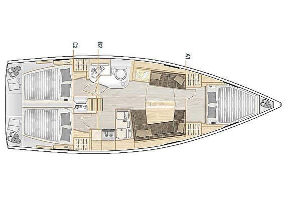 Hanse Hanse 388 usato - dettaglio 2