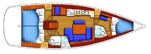 Beneteau Oceanis 43 - Detail View 1 Beneteau Oceanis 43 - Detail View 1