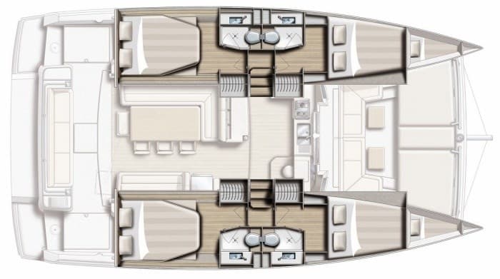 Catana Bali 4.1 usato - dettaglio 2