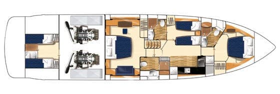 Princess Yachts V 70 used - hero image 33