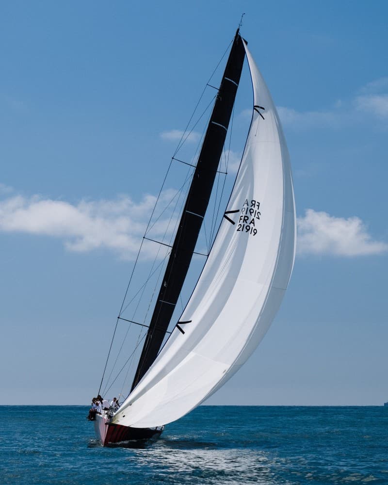 Composite Works German Frers 60 - Deck View Composite Works German Frers 60 - Deck View