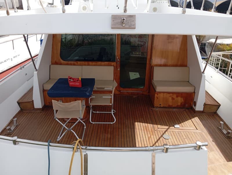 Cantieri Navali Liguri Ghibli 19 - Deck View Cantieri Navali Liguri Ghibli 19 - Deck View