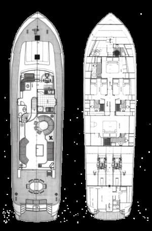 Canados Canados 82' - Deck View Canados Canados 82' - Deck View