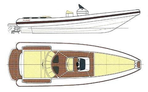 Magazzù M 11 Spider - Deck View Magazzù M 11 Spider - Deck View
