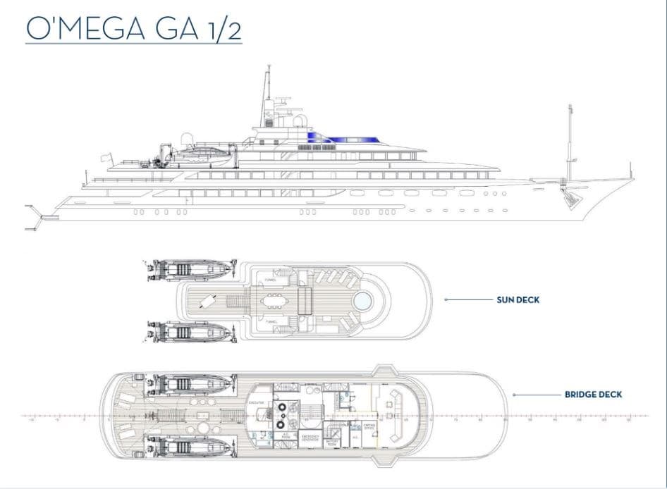 Mitsubishi Heavy Industries 82m - Deck View Mitsubishi Heavy Industries 82m - Deck View