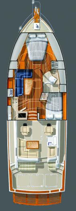 Sabre Yachts 42' Hard Top Express - Deck View Sabre Yachts 42' Hard Top Express - Deck View