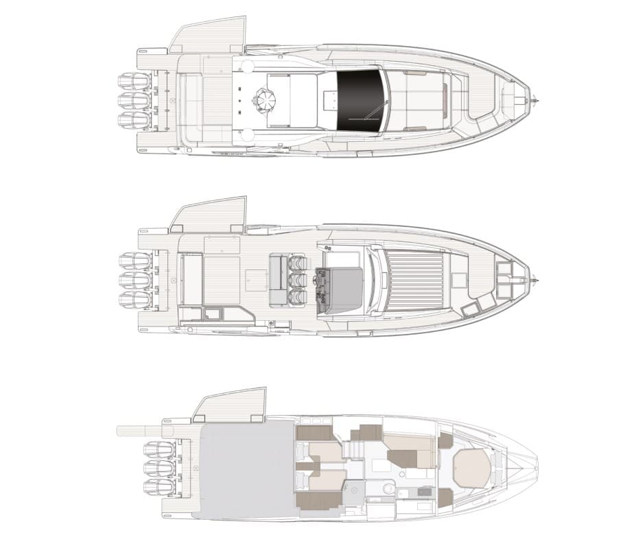 Azimut Verve 48 - Deck View Azimut Verve 48 - Deck View