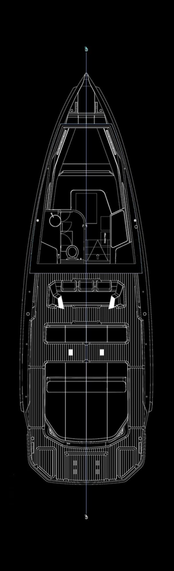 Maori Yacht M 46 - Deck View Maori Yacht M 46 - Deck View