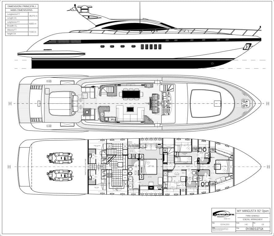 Overmarine Mangusta 92 - Deck View Overmarine Mangusta 92 - Deck View