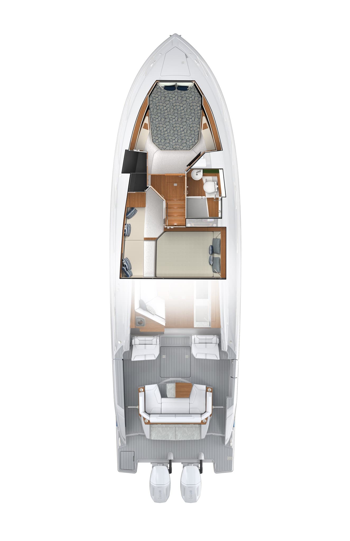 Tiara Yachts 43 Le - Deck View Tiara Yachts 43 Le - Deck View