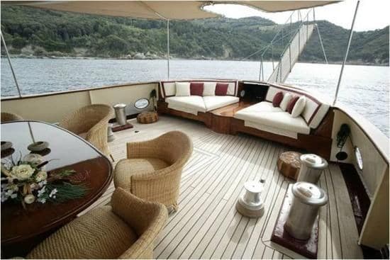 Benetti Converted Tug - Interior View Benetti Converted Tug - Interior View