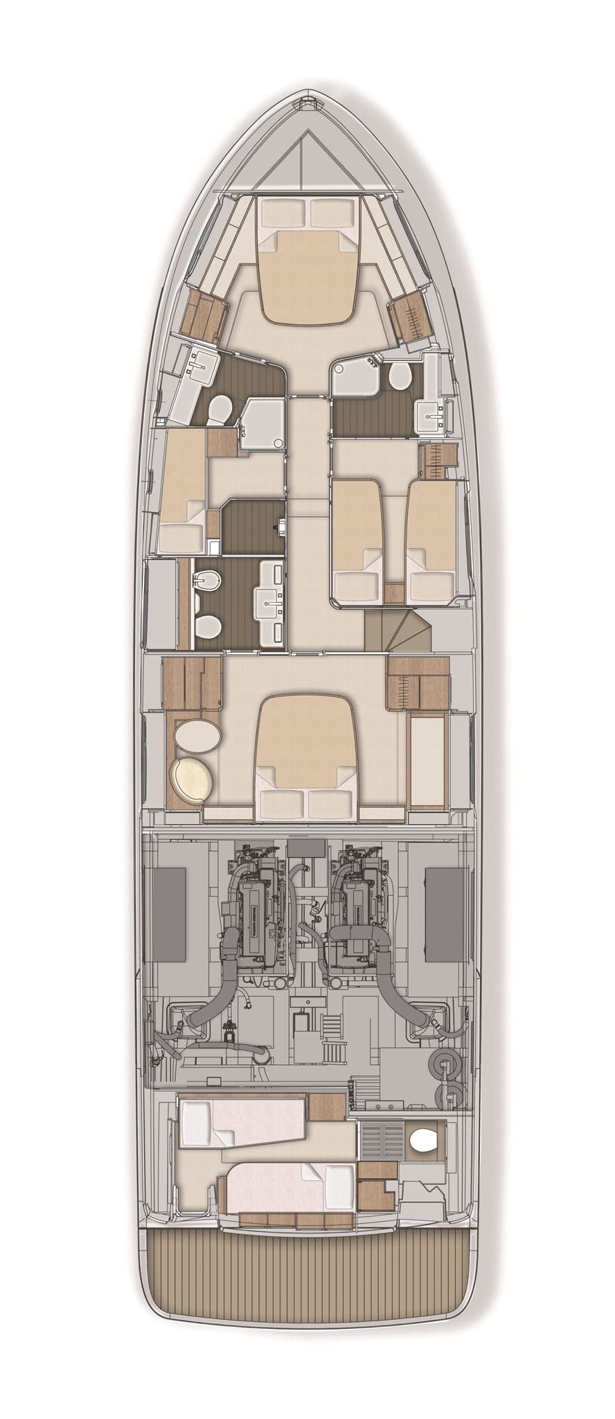 Azimut Magellano 66 My 2015 - Deck View Azimut Magellano 66 My 2015 - Deck View