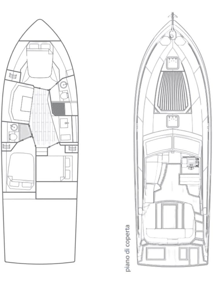 Fiart Mare 44t Four - Deck View Fiart Mare 44t Four - Deck View