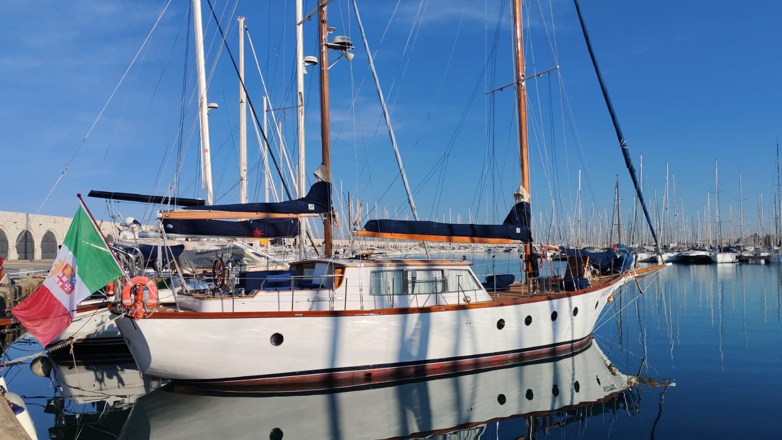 Ciro Massa Kecht Motorsailer - Detail View 1 Ciro Massa Kecht Motorsailer - Detail View 1