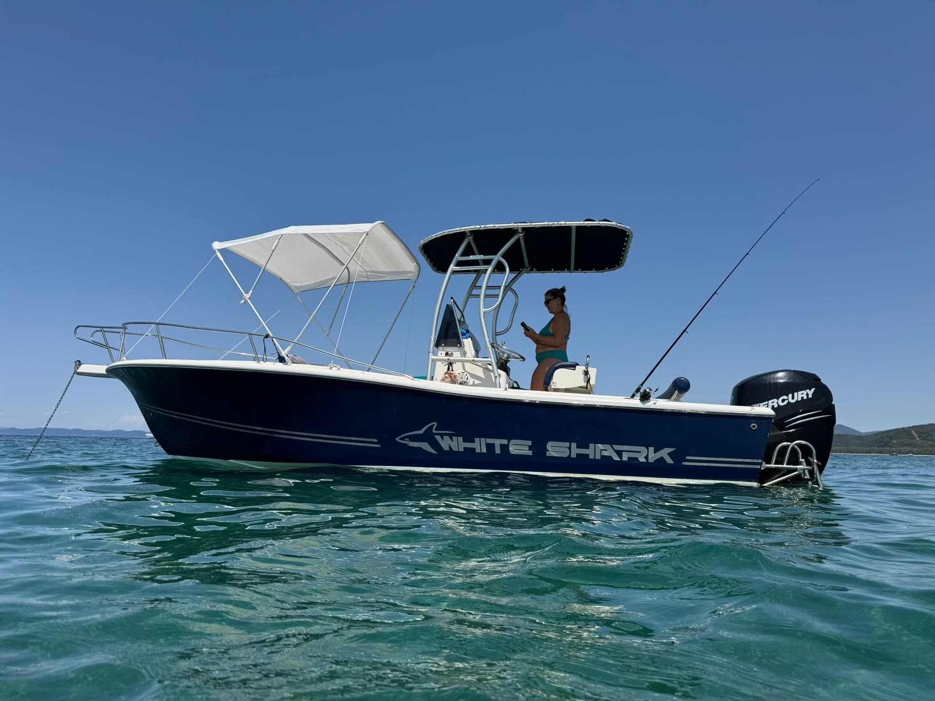 White Shark 215 usato - dettaglio 1