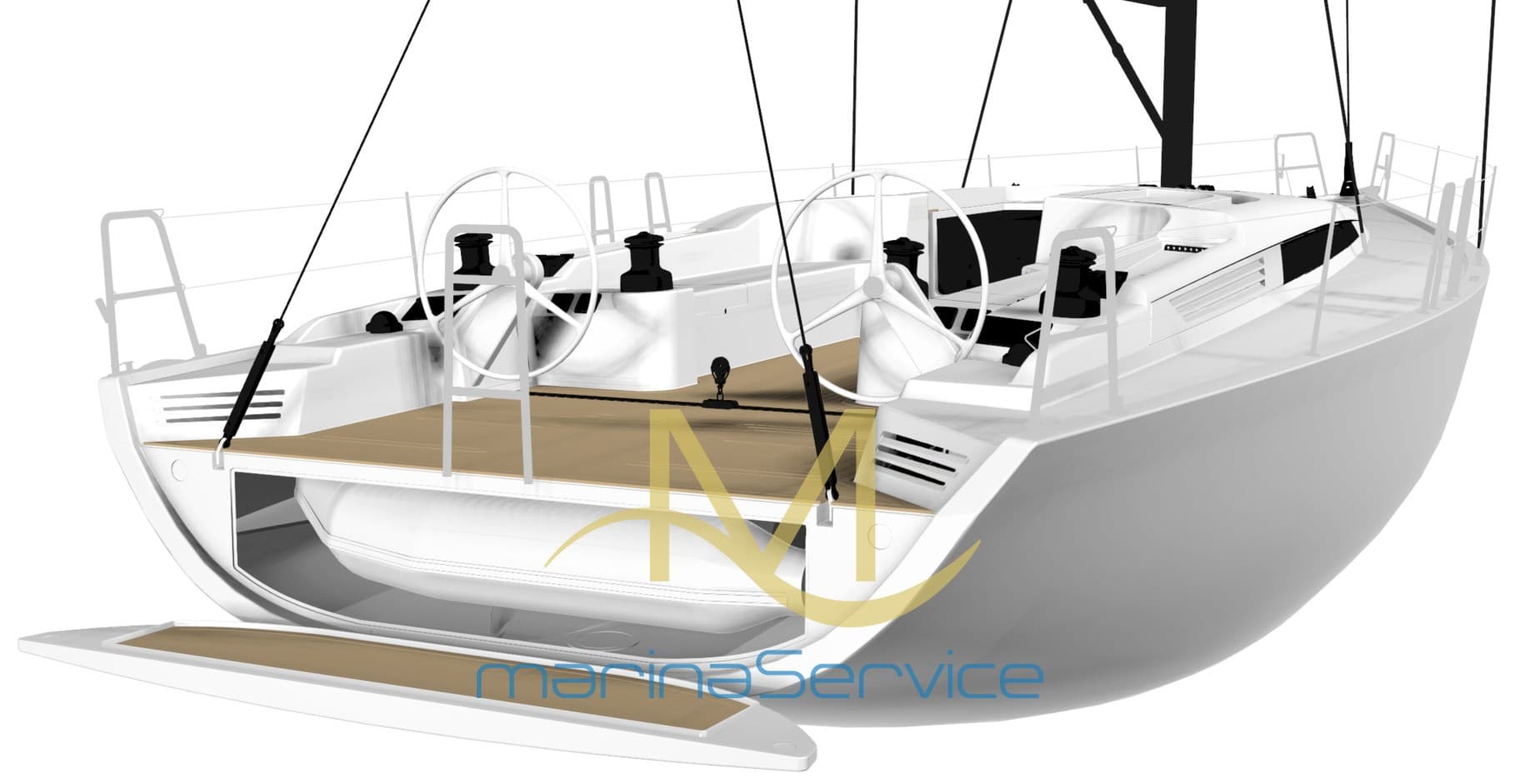 Italia Yachts Italia 16.98 - Deck View Italia Yachts Italia 16.98 - Deck View