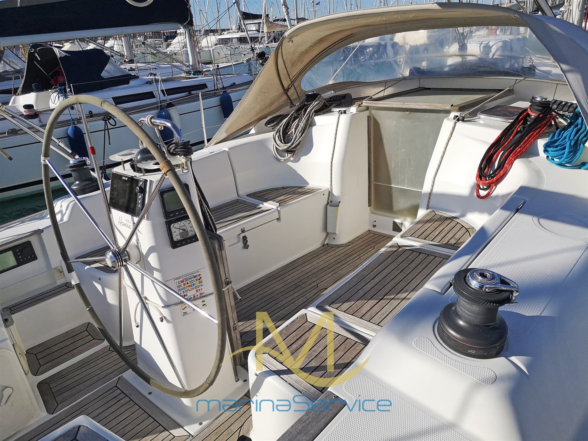 Hanse 400 E - Deck View Hanse 400 E - Deck View