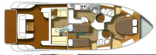 Azimut 43s - Interior View Azimut 43s - Interior View