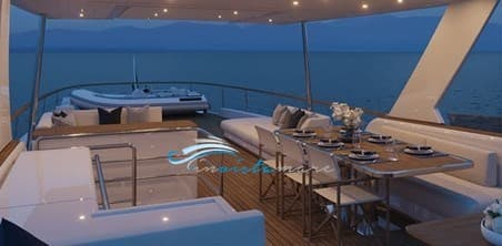 Benetti 26d - Deck View Benetti 26d - Deck View