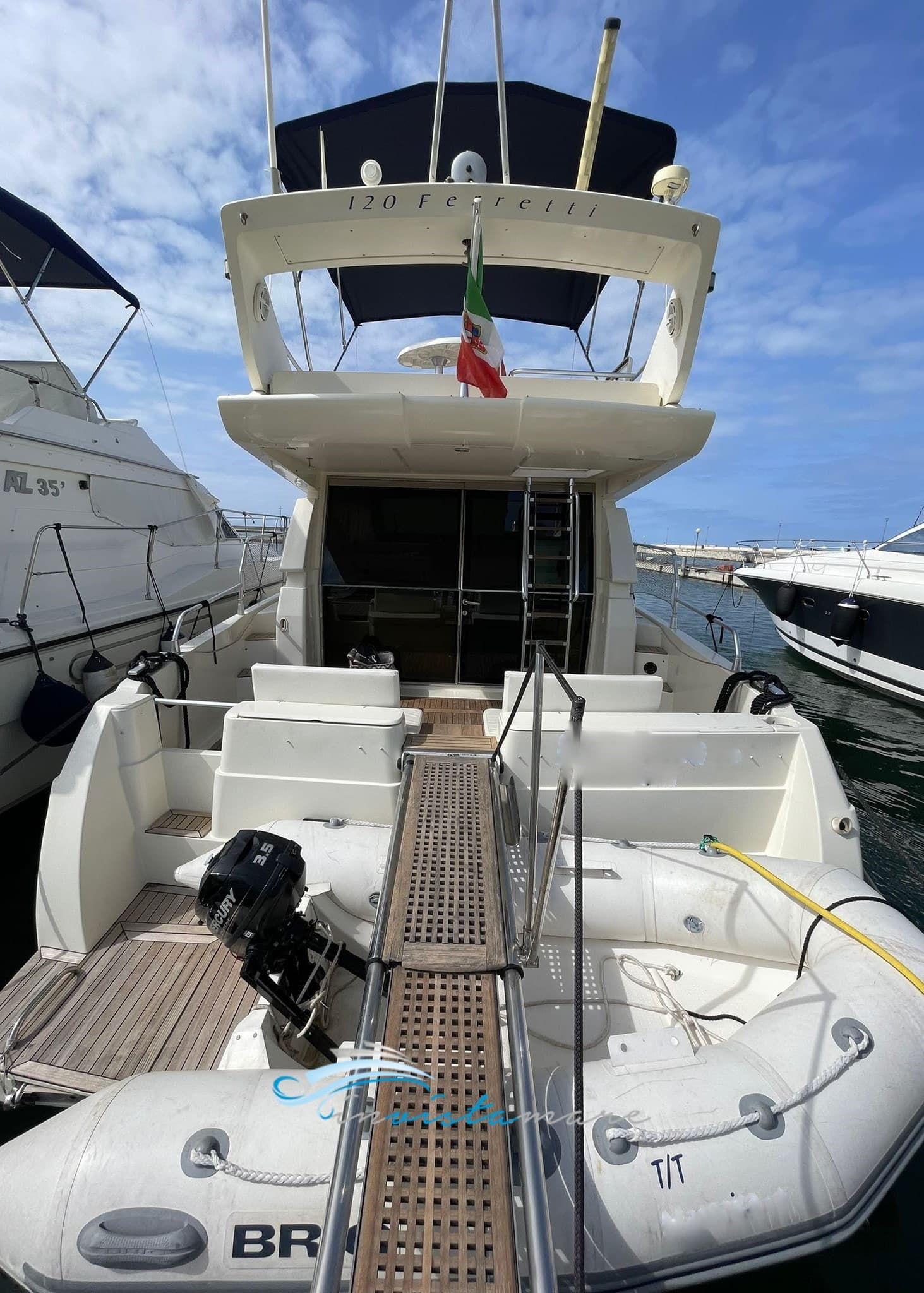 Ferretti Yachts 120 Fly - Detail View 1 Ferretti Yachts 120 Fly - Detail View 1