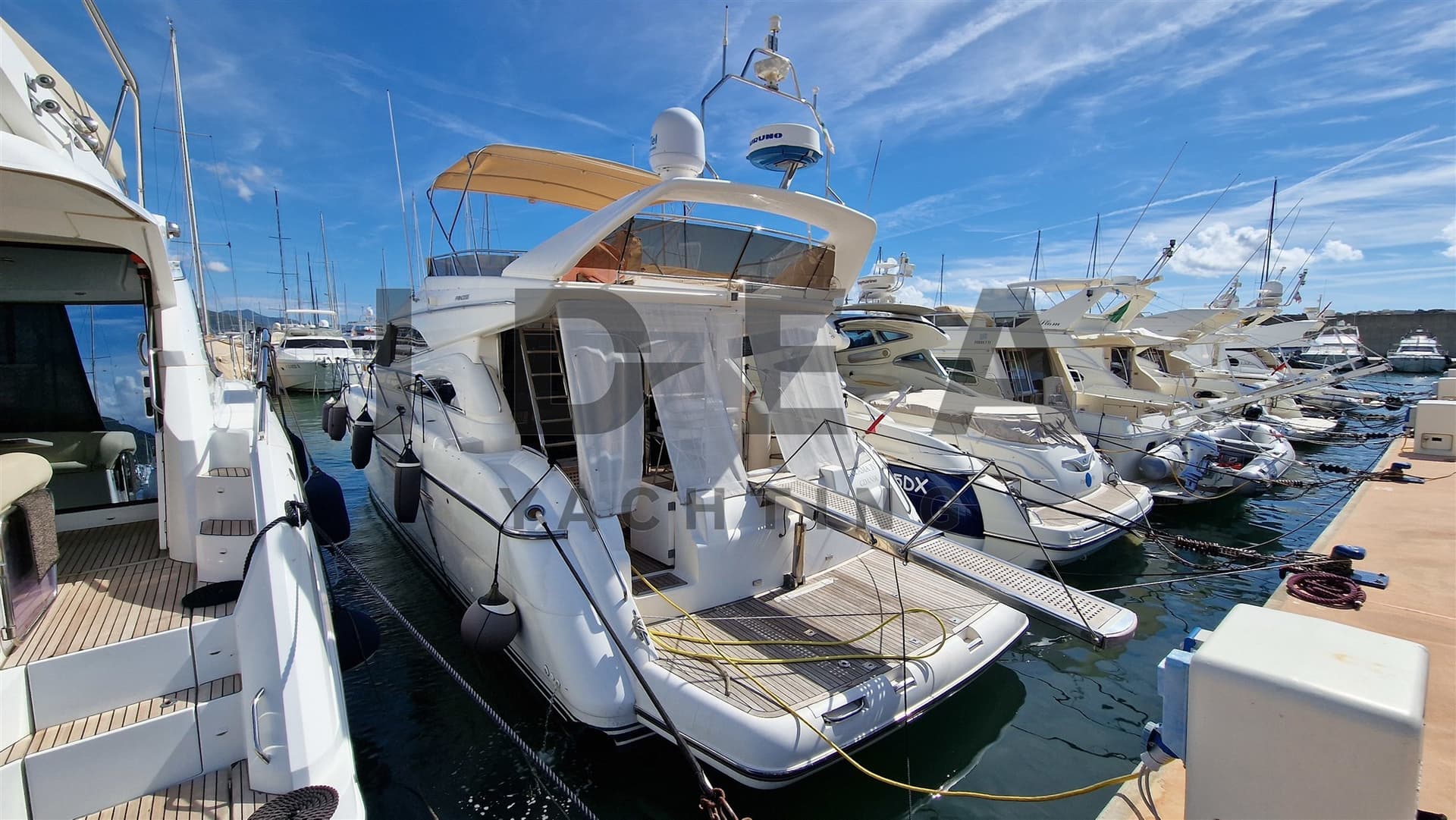 Princess Yachts 56 Fly - Detail View 1 Princess Yachts 56 Fly - Detail View 1