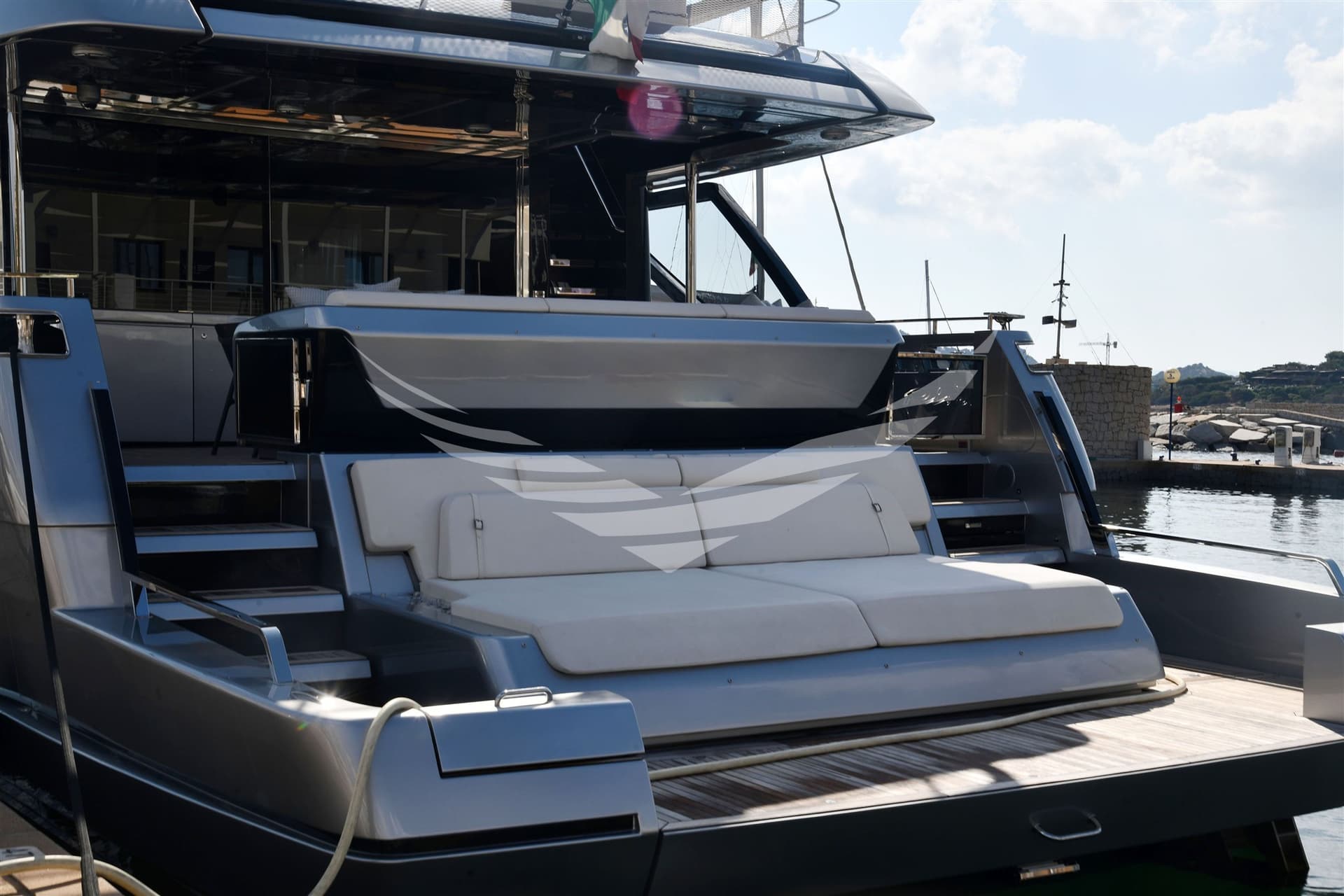 Riva 102 Corsaro Super - Deck View Riva 102 Corsaro Super - Deck View