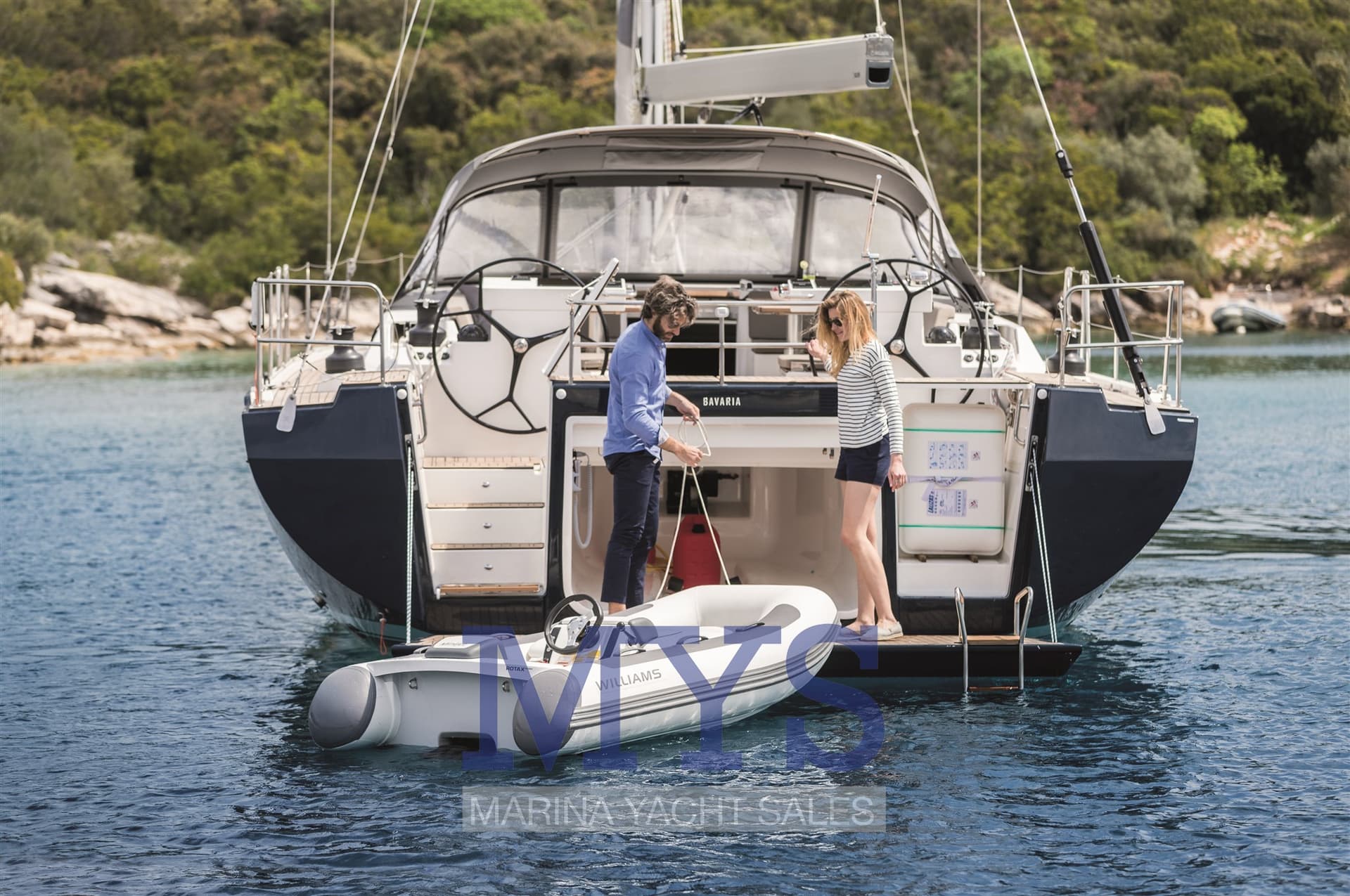 Bavaria C57 - Deck View Bavaria C57 - Deck View