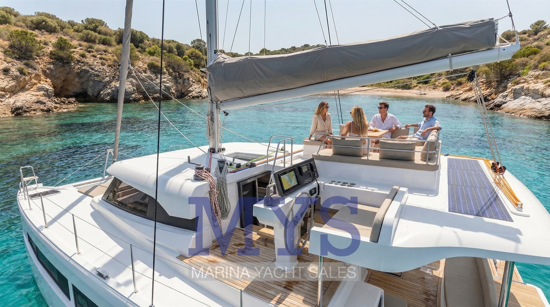 Aventua 43 - Deck View Aventua 43 - Deck View