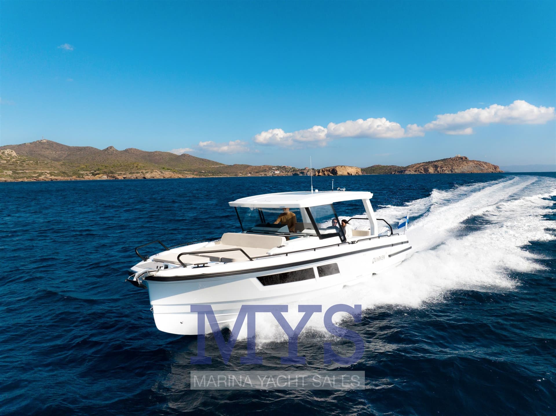 Quarken 35 Grand Tourer - Deck View Quarken 35 Grand Tourer - Deck View